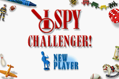 I Spy Challenger! Title Screen
